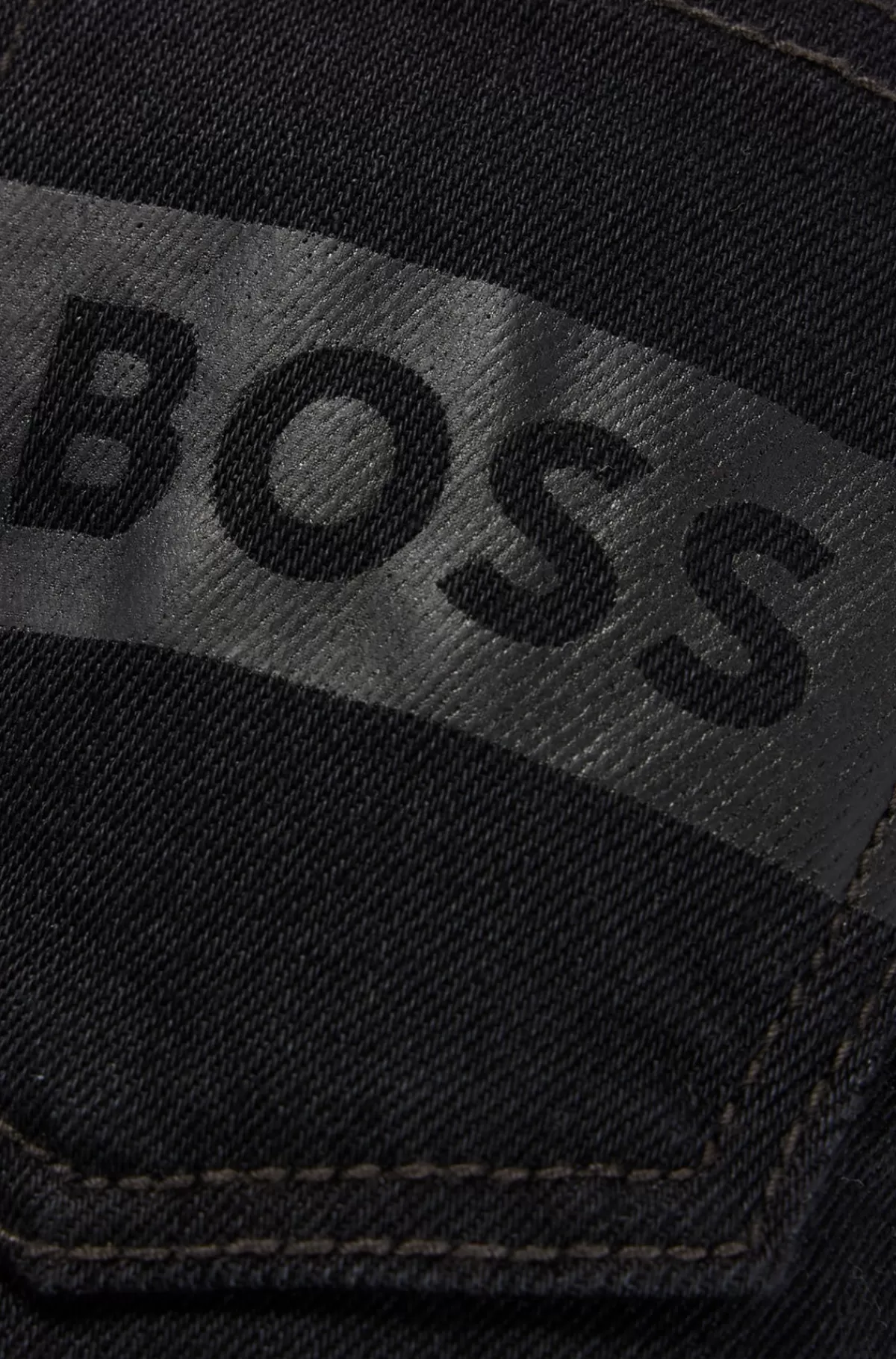 HUGO BOSS Jeans Til Drenge Med Slank Pasform I Denim Med Stræk Sort Cheap