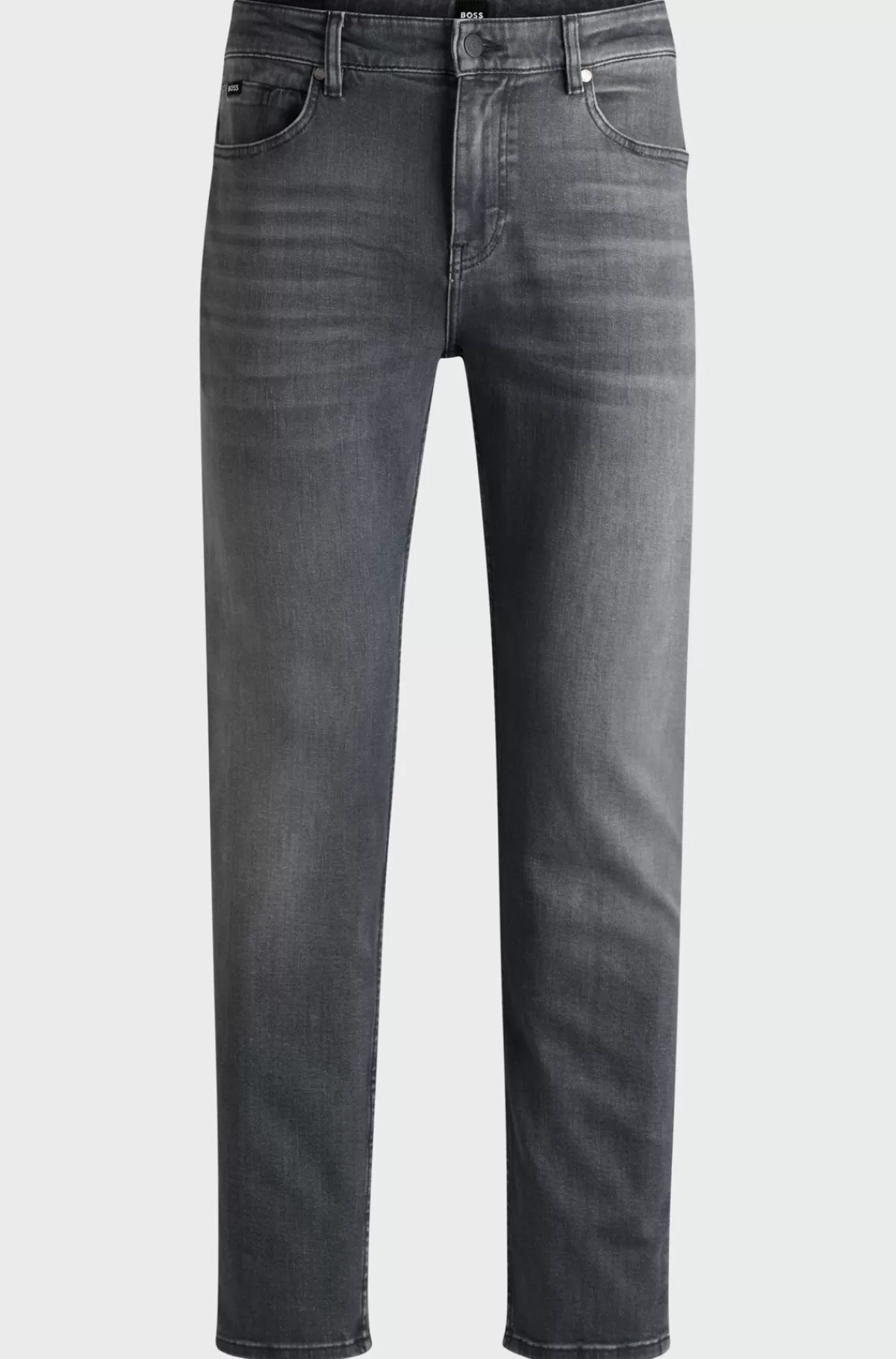 HUGO BOSS Maine Jeans Med Regular Fit I Denim Med Stræk Grå Cheap