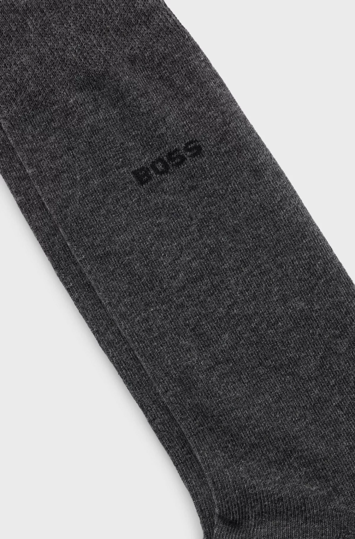 HUGO BOSS Pakke Med To Par Sokker I Almindelig Længde I En Bomuldsblanding Grå Cheap