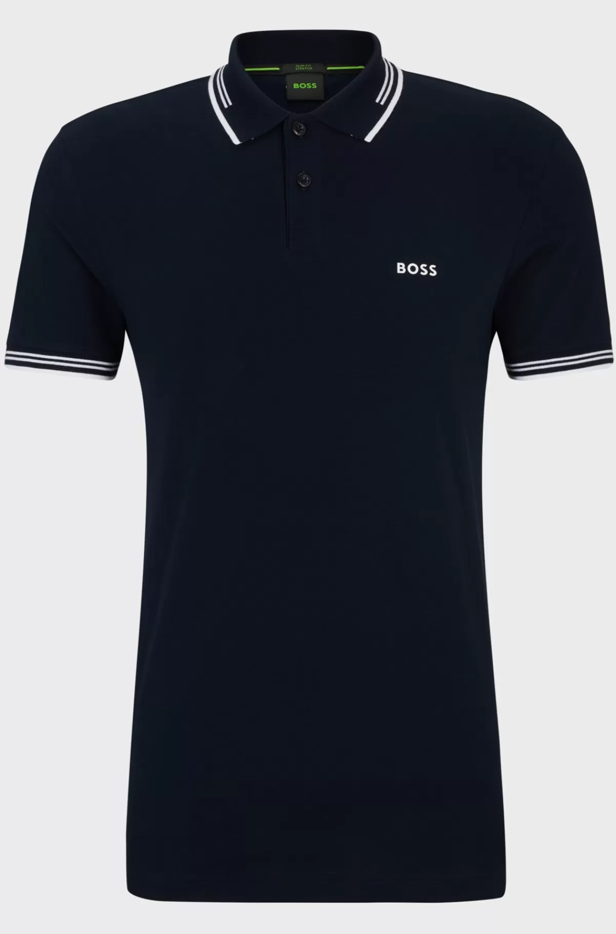 poloshirt_med_slim_fit_i_bomuld_med_strk_og_branding_8.webp HUGO BOSS Poloshirt Med Slim Fit I Bomuld Med Stræk Og Branding Mørkeblå Best