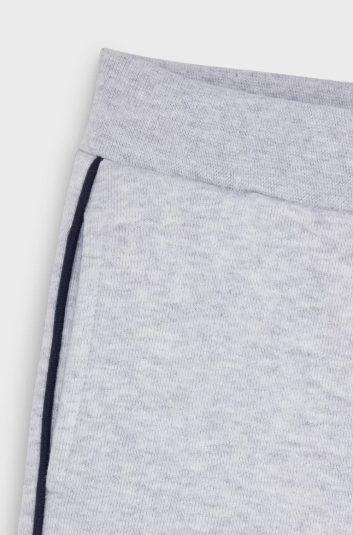 HUGO BOSS Shorts Til Børn I Bomuldsblanding Med Logo Og Striber Lysegrå Sale