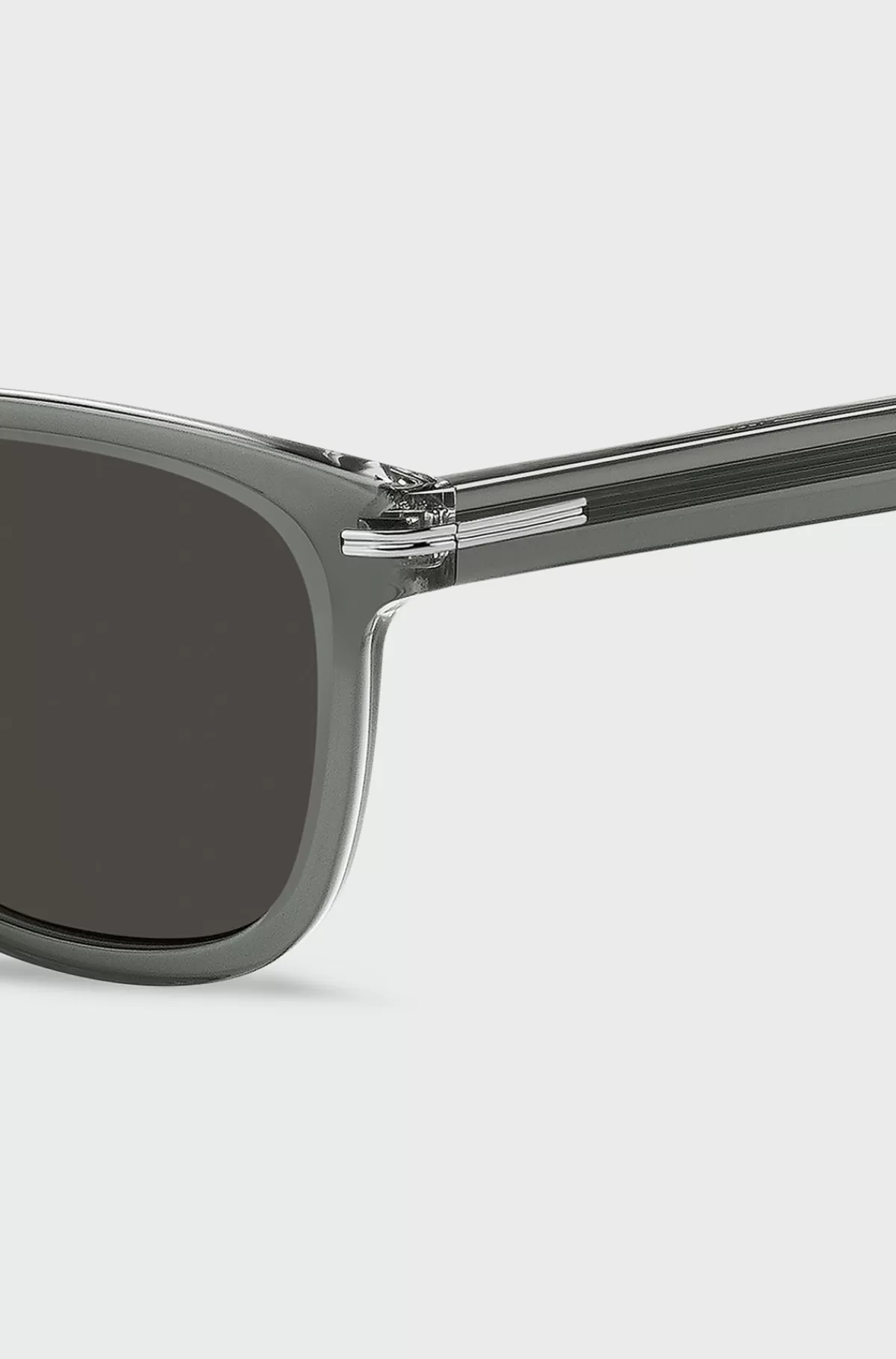 HUGO BOSS Solbriller I t Acetat Med Transparent Effekt Grå Flash Sale