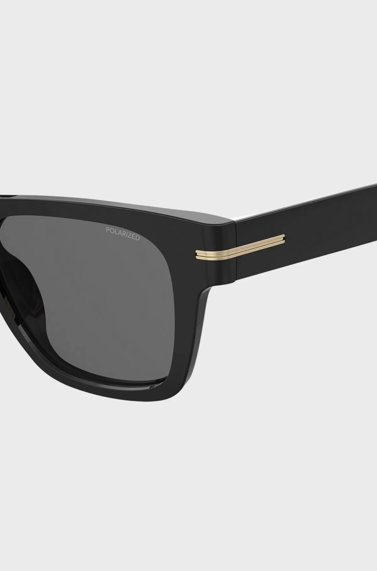 HUGO BOSS e Solbriller Med Guldfarvede Detaljer Sort Flash Sale