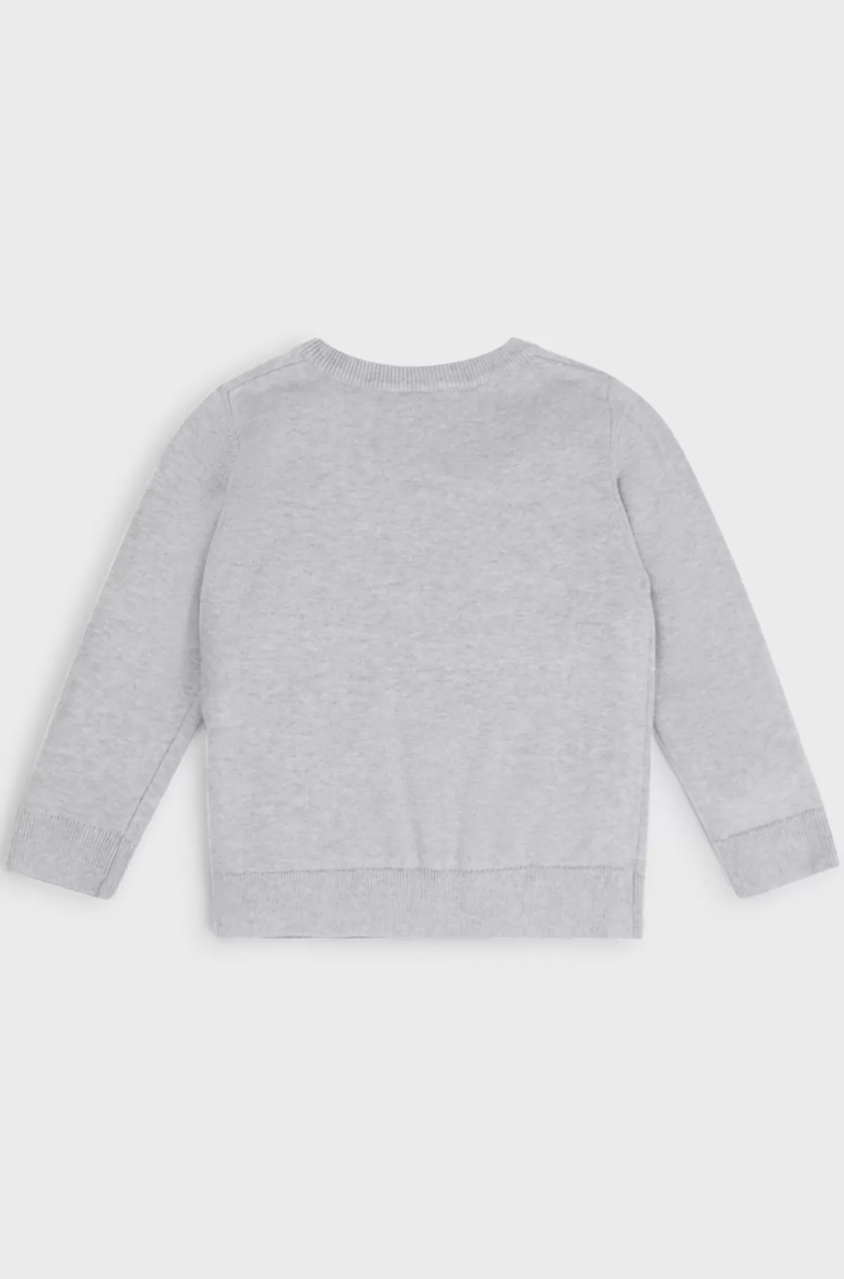 HUGO BOSS Sweater Til Børn I Bomuld Med Den Nye Sæsons Logo Lysegrå Cheap