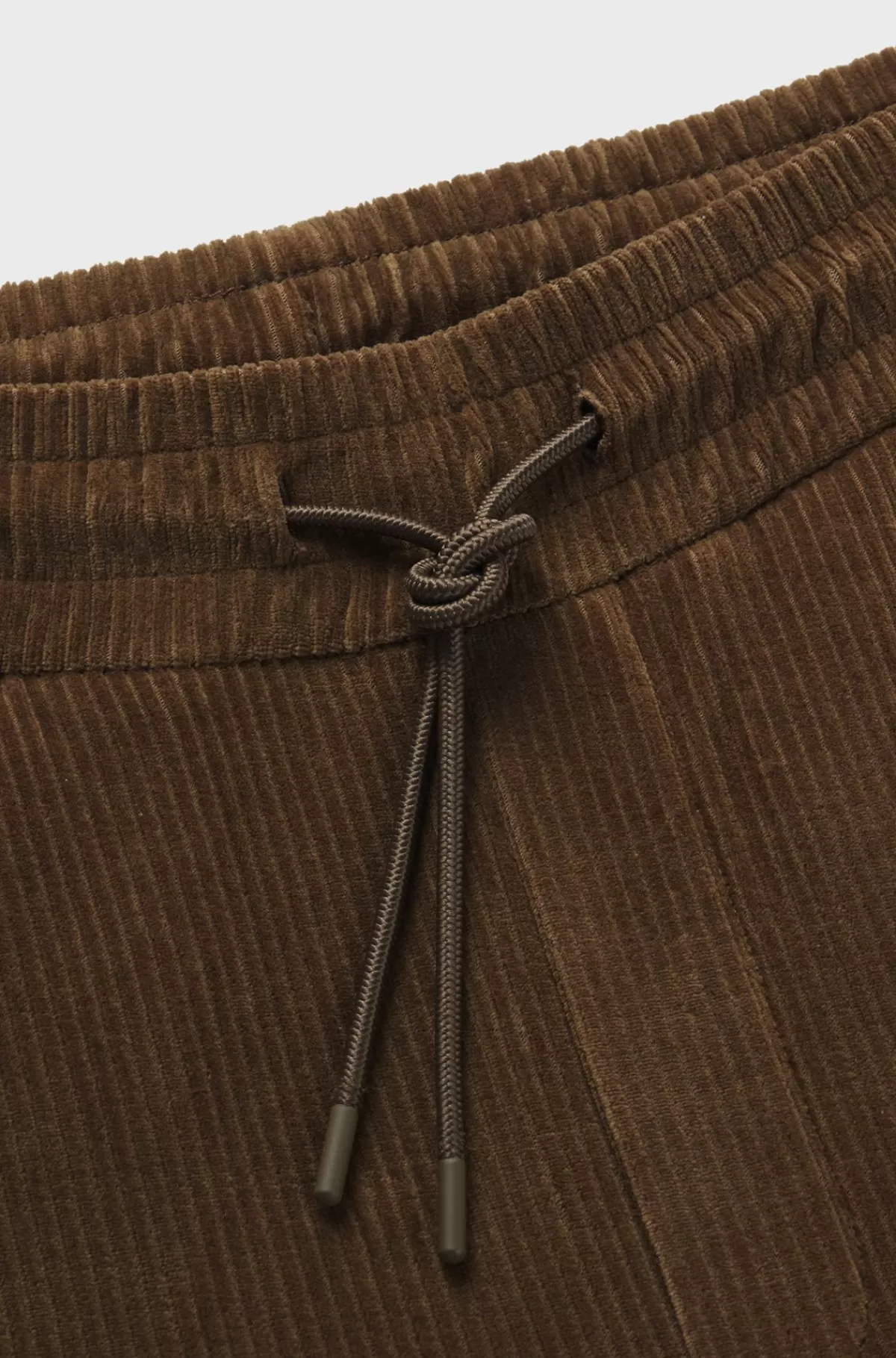 HUGO BOSS Tracksuit-bukser I Fløjl Med Stræk Fra BOSS SELECTED BY BECKHAM Brun Online